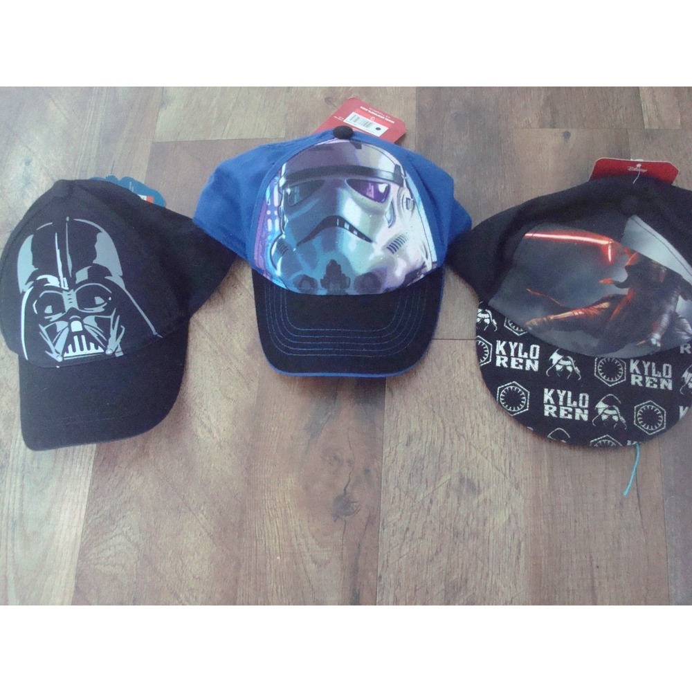 3HAT LOT STAR WARS KIDS YOUTH BUNDLE CAP HAT 90S VINTAGE 00S Y2K M1